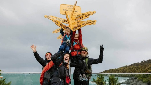Family walks 2300km along Te Araroa Trail, New Zealand from north to south