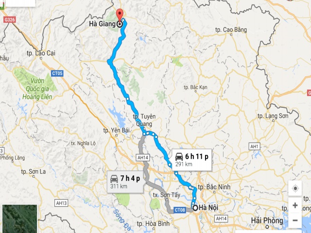 Khoảng cách từ Hà Nội Hà Giang bao nhiêu km? Hướng dẫn chỉ đường từ A-Z