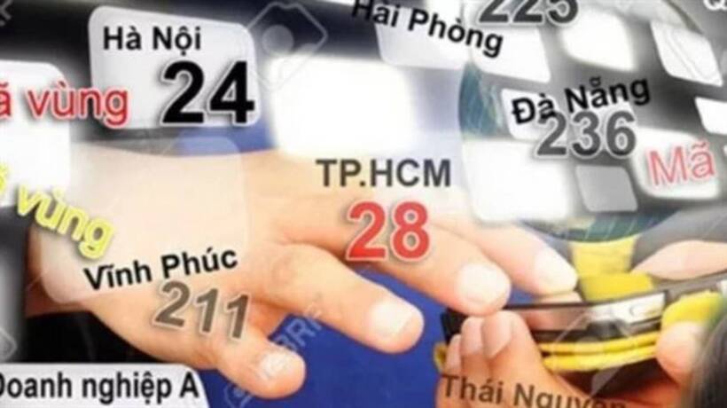 Mã vùng điện thoại, mã vùng Hà Nội – TPHCM và 63 tỉnh thành phố Việt Nam