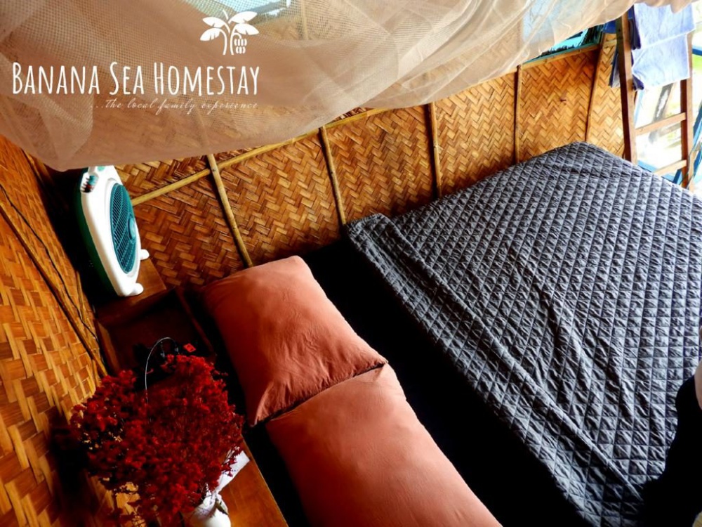 Phòng ngủ mang phong cách đơn sơ Banana homestay Quy Nhơn