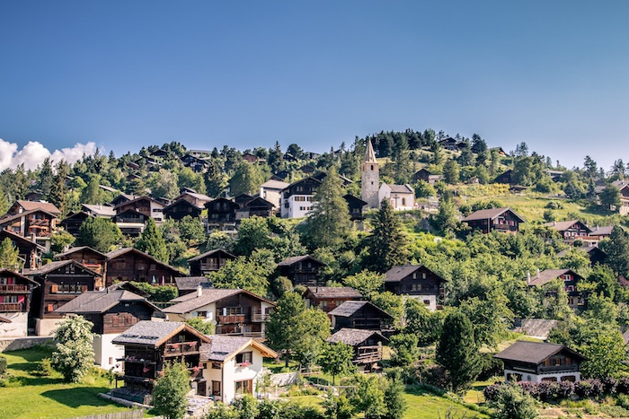 du lịch Thụy Sĩ, làng Vercorin, Vercorin