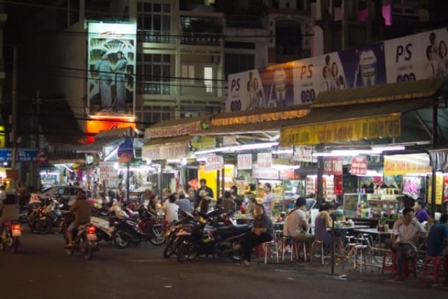 ăn đêm, Địa điểm ăn uống, Sài Gòn, Sài Gòn về đêm