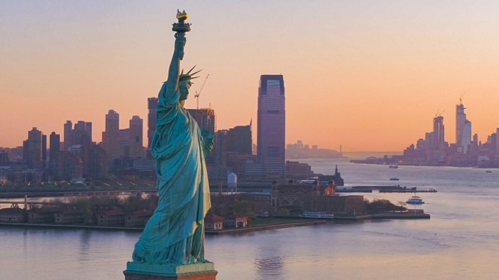 du lịch Mỹ, sự thật thú vị về tượng Nữ Thần Tự Do, Tượng Nữ thần Tự do
