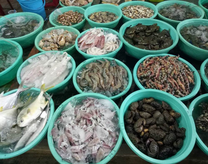 Chợ bán hải sản ở Vũng Tàu, du lịch Vũng Tàu, combo Vũng Tàu
