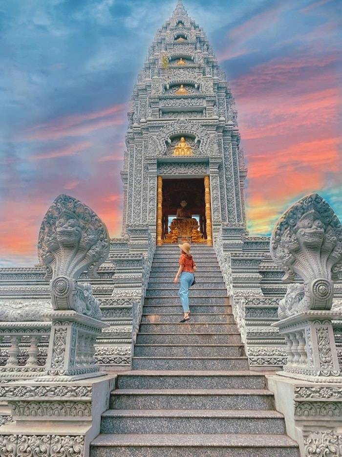 chùa Som Rong, du lịch Sóc Trăng, điểm đến ở Sóc Trăng, chùa Khmer, chùa Som Rong