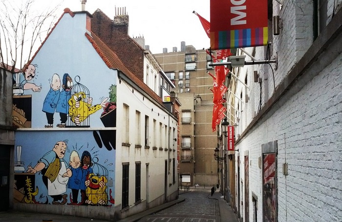 Con đường truyện tranh ở Bỉ, nơi bán tấm vé bay về tuổi thơ