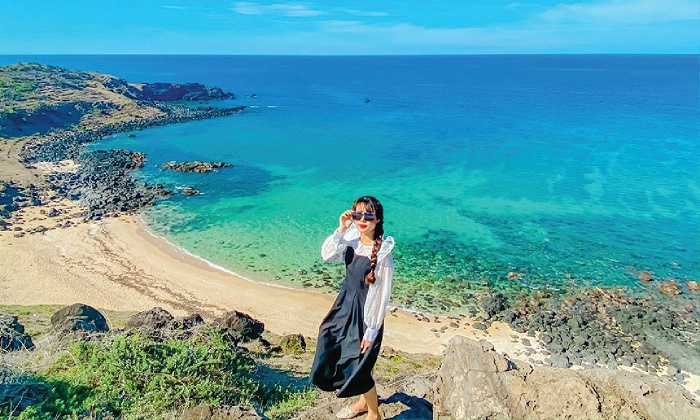 Du lịch Phan Thiết, ngắm cảnh hoàng hôn ở bãi Triều Dương, trải nghiệm ở Phú Quý, địa điểm check in ở Phú Quý, bãi tắm đẹp nhất của Phú Quý, trải nghiệm ở Phú Quý