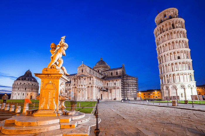 tháp nghiêng Pisa, Tháp nghiêng ở Ý, tháp nghiêng Pisa