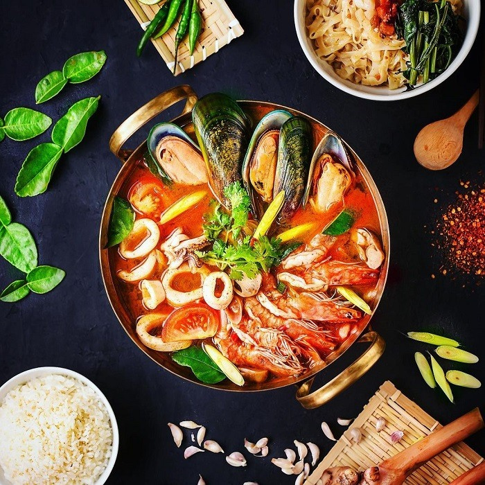 ẩm thực Thái Lan, Du lịch Thái Lan, Tomyum, quán tomyum ở Thái Lan