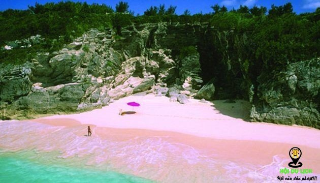 biển pink sands, hi lạp, vịnh grace