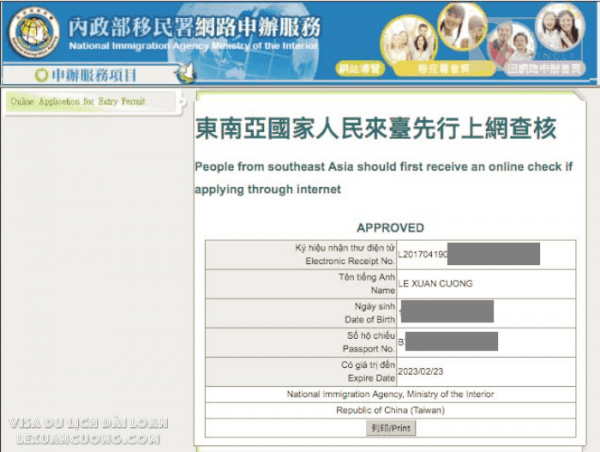 Cách xin Visa du lịch Đài Loan tự túc từ A-Z