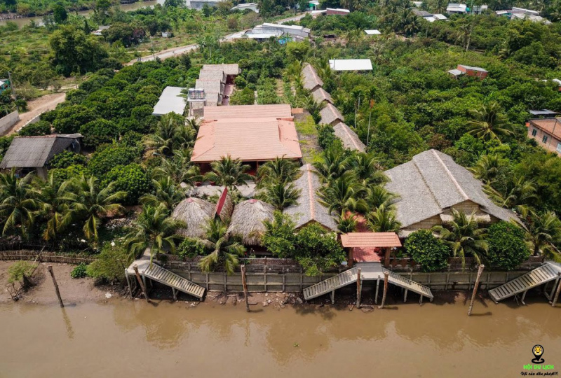 Homestay làm từ 4000 cây dừa tại Vĩnh Long