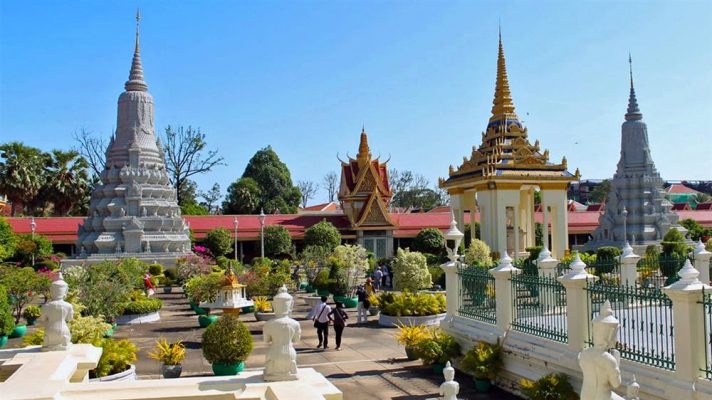 Campuchia, Chùa, Hoàng cung, Phnom Penh, Wat Phnom