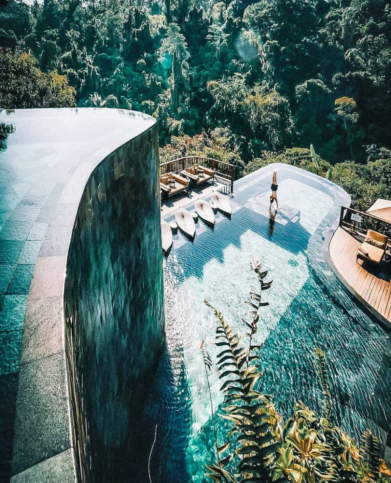 Không cần nghìn đô vẫn tha hồ check-in hồ bơi vô cực “huyền thoại” tại Ubud, Bali 