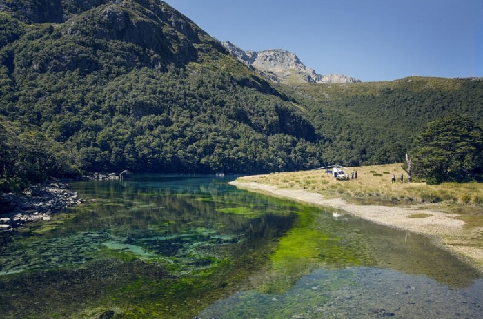 Blue lake, du lịch New Zealand, hồ nước sạch nhất thế giới, hồ nước sạch nhất thế giới