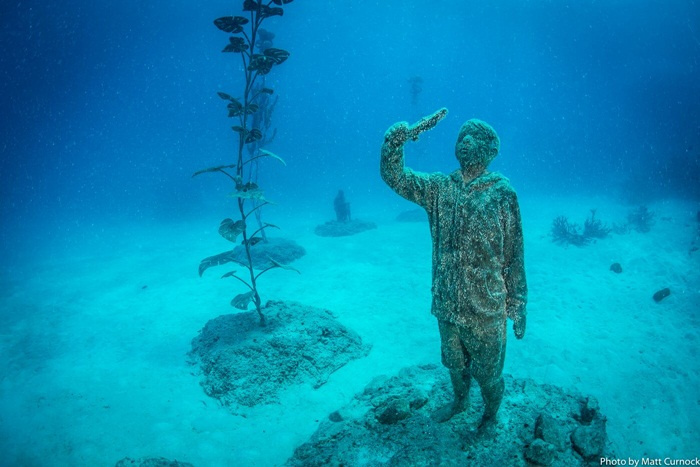 Có một bảo tàng dưới nước ở Úc, bên trong rạn san hô nổi tiếng nhất thế giới
