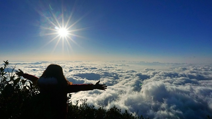 Lên đỉnh Chiêu Lầu Thi ‘hái’ mây trắng bồng bềnh ở Hà Giang