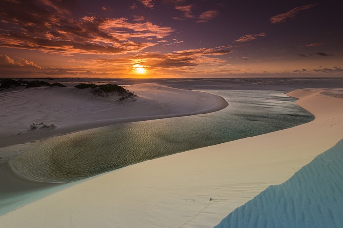 cồn cát sa mạc, du lịch brazil, vườn quốc gia Lencois Maranhenses