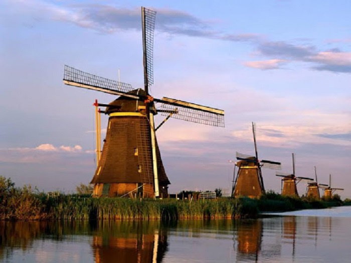 du lịch Hà Lan, cối xay gió Hà Lan, những chiếc cối xay gió Hà Lan, địa điểm du lịch nổi tiếng Hà Lan, du lịch Hà Lan