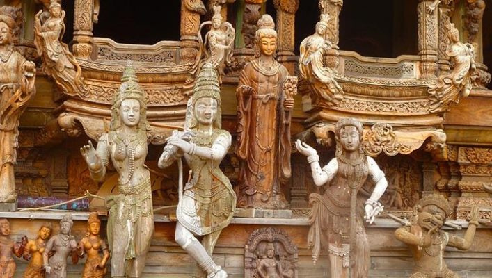 Du lịch nước ngoài, đền Chân Lý, Pattaya, Thái Lan