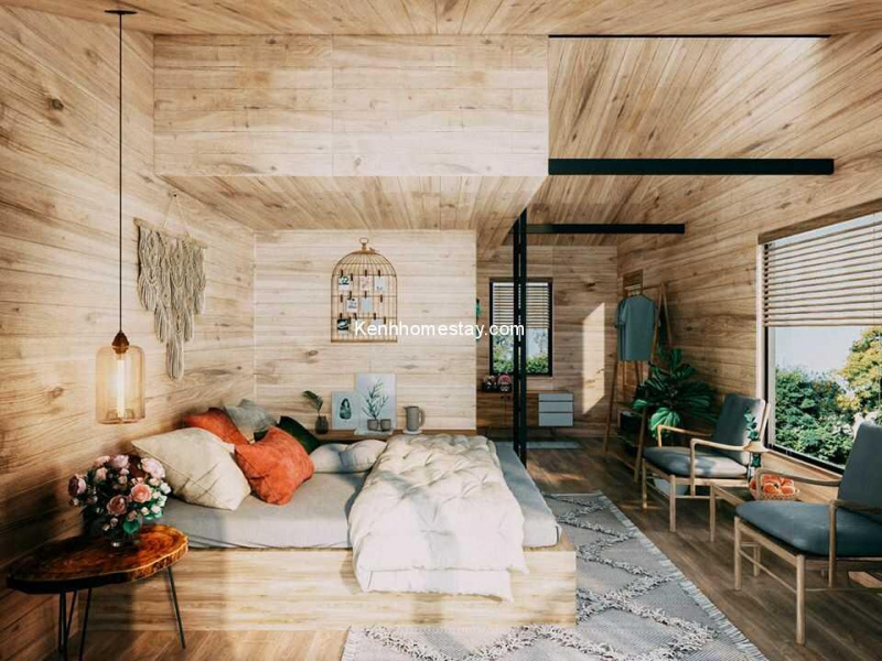 Chillout Village: Homestay “nhà gỗ” cực xinh lưng chừng đồi ở Tam Đảo
