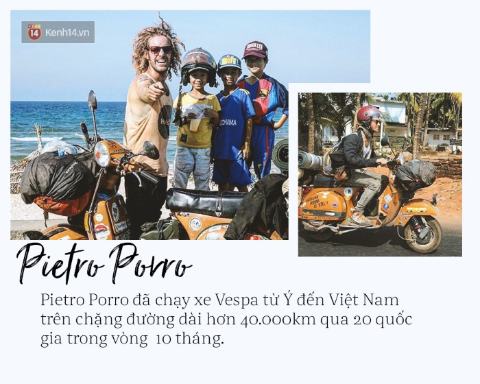 8X phượt xuyên châu lục, chạy gần 40.000km từ Ý đến đến Việt Nam bằng xe Vespa