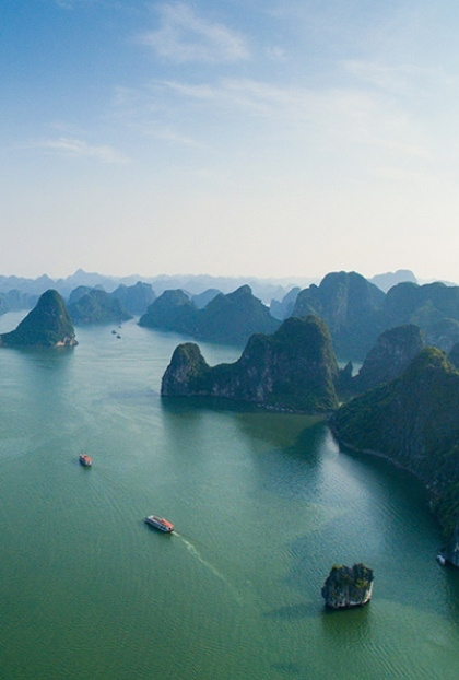 Phong cảnh Việt Nam thực tế và trên phim Kong: Skull Island