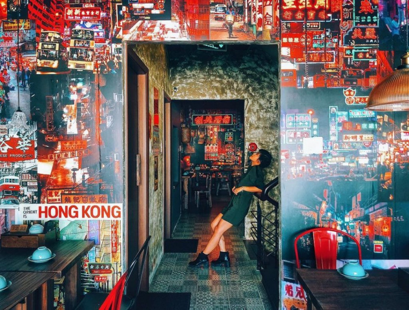 check in HongKong, EM Rooftop Coffee, góc phố HongKong ở Việt Nam, Hẻm Bia HongKong Phạm Ngũ Lão, Lost In HongKong Đào Duy Từ, Sam Rooftop Coffee