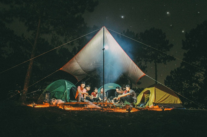 cắm trại, picnic, đà lạt