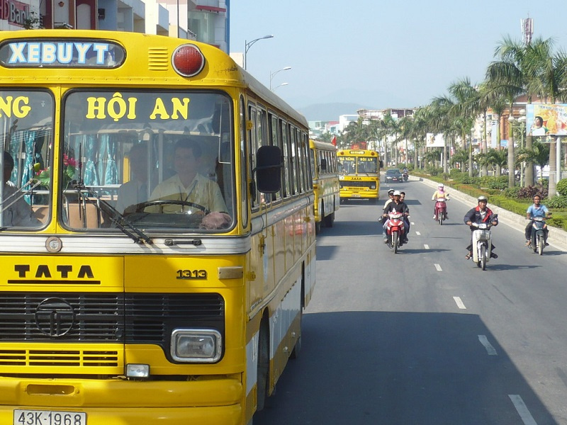 List 15 tuyến xe buýt Đà Nẵng Hội An & điểm đón trả khách chi tiết