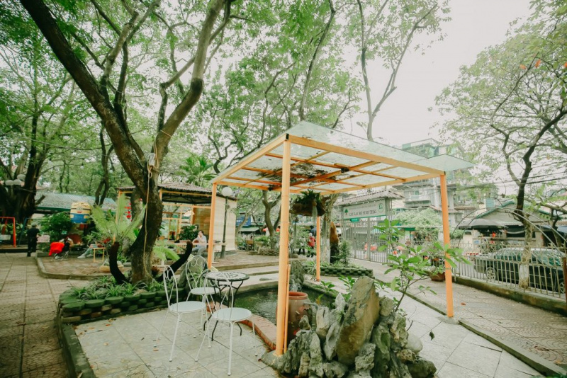 quán cà phê cây xanh hà nội, Quán cà phê Hà Nội, quán cà phê sống ảo hà nội, quán cà phê view đẹp hà nội, treeland coffee