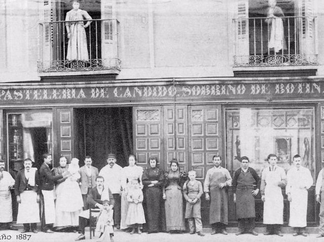 nhà hàng, 300 năm, đốt lò, guiness, lợn sữa quay, Tây Ban Nha, Sobrino de Botin