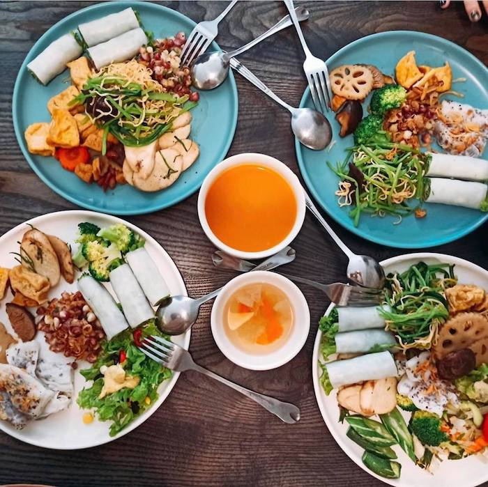 Những nhà hàng buffet chay ngon ở Hà Nội cho ngày rằm, mùng một