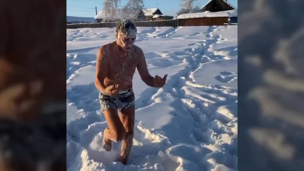 Thú vui của cư dân Siberia giữa trời lạnh -59 độ C
