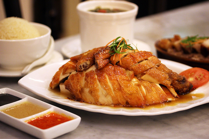 cơm gà Hải Nam, ẩm thực Singapore, quán cơm gà Hải Nam