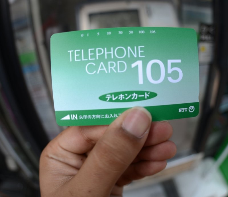 Shopping, Pre-paid Phone Cards in Tokyo