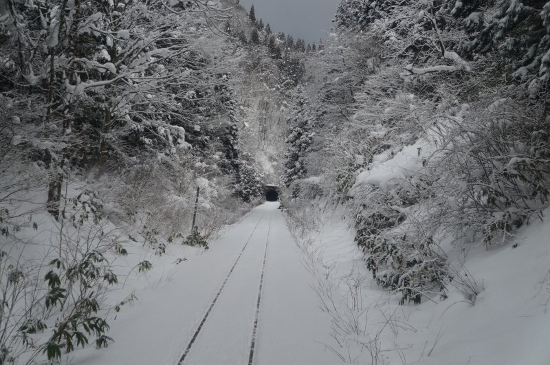 Akita, Transportation, The Akita Nairiku Line in Winter