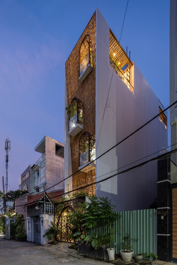 Saigon house, house, architecture, architect, design