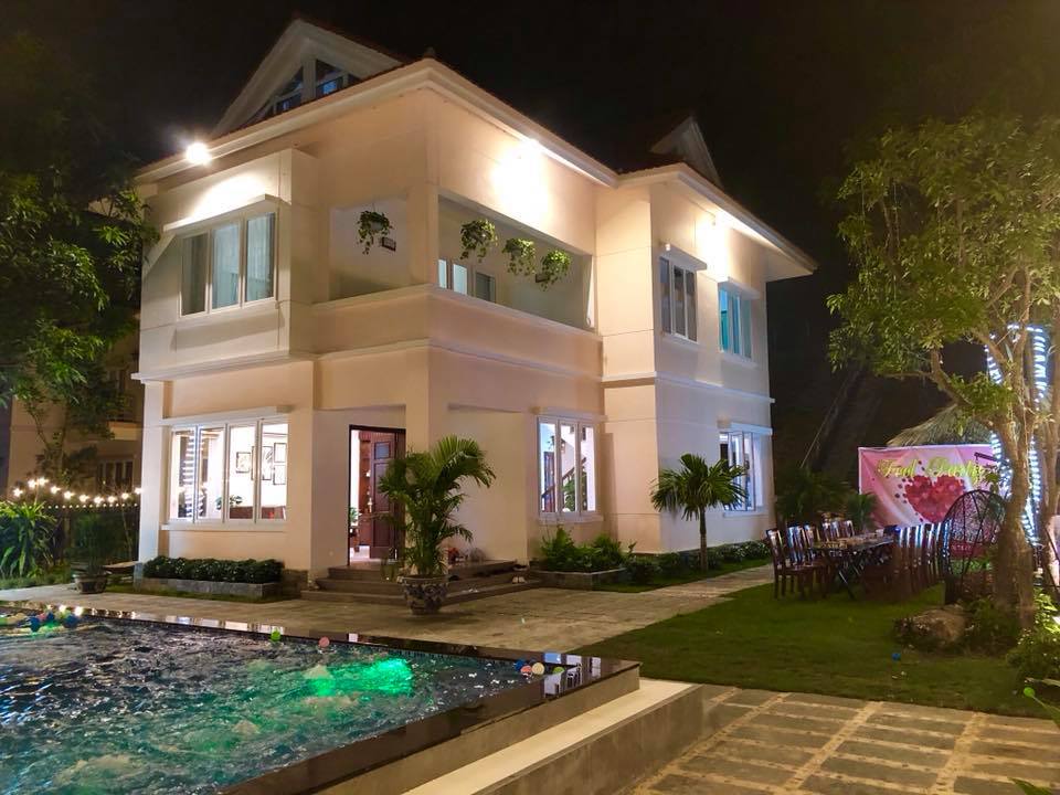 28 Nhà nguyên căn, Villa Tam Đảo Vĩnh Phúc rẻ đẹp cho thuê, có hồ bơi 