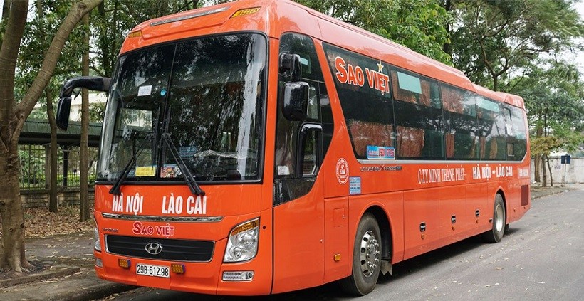 Nhà xe Sao Việt đi Hà Nội Lào Cai: giường nằm 40 chỗ, limousine 9 chỗ