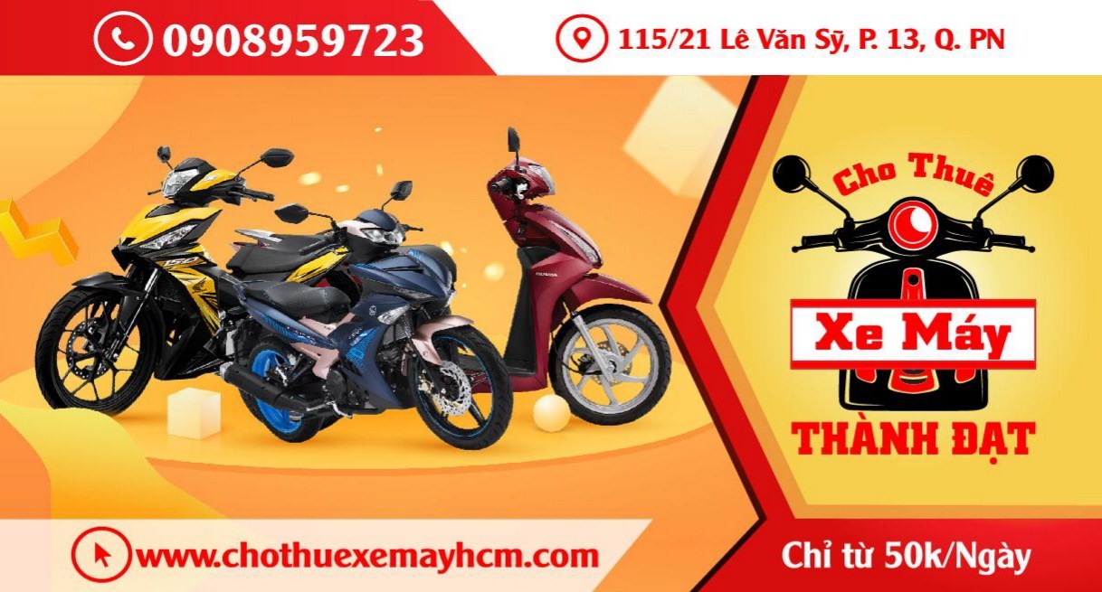 Top 33 địa chỉ cho thuê xe máy Sài Gòn TPHCM uy tín giá rẻ chỉ từ 80k 