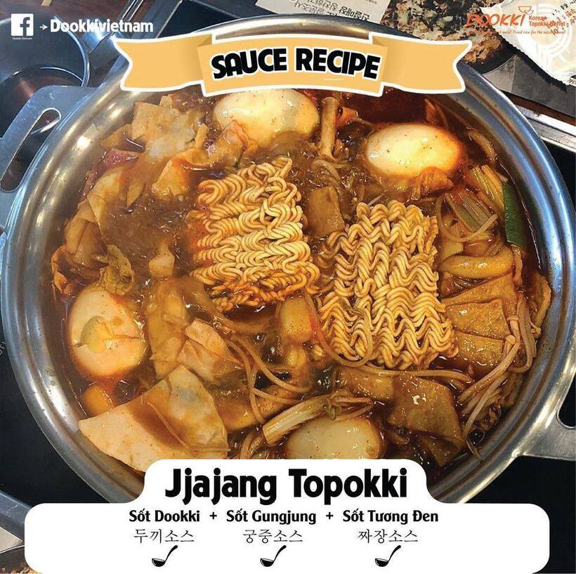 Dookki Việt Nam: Menu giá và review chi nhánh nhà hàng buffet tokbokki 