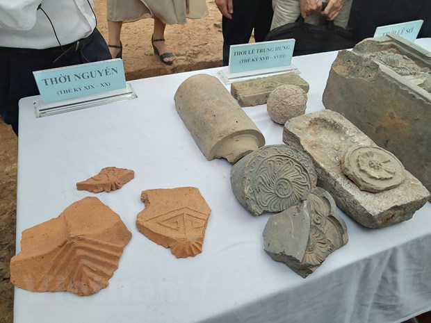 Important archaeological discoveries in Thang Long Imperial Citadel, newly found archaeological items at Thang Long Imperial Citadel, Hanoi  archaeological discoveries