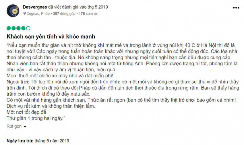 cẩm nang phượt, kinh nghiệm phượt, ba vì resort – khu nghỉ dưỡng bình yên gần vườn quốc gia