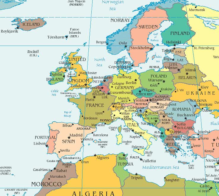Giới thiệu Tổng Quan CHÂU ÂU – Có bao nhiêu nước thuộc Châu Âu