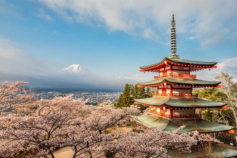 Những Địa Điểm Ngắm Núi Phú Sĩ Đẹp Tuyệt Diệu Khi Tới Nhật Bản