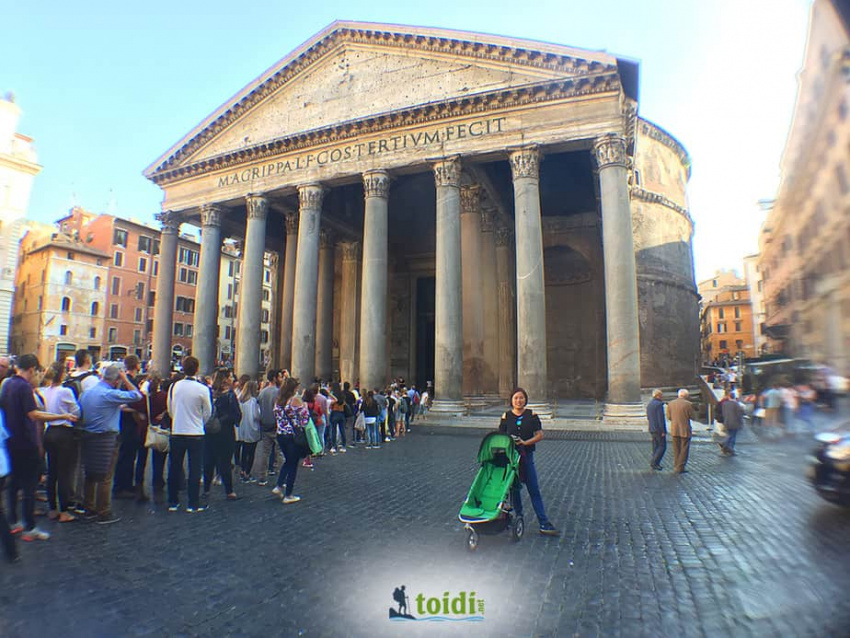 địa điểm nước ngoài, đền pantheon ý và những biến cố lịch sử la mã