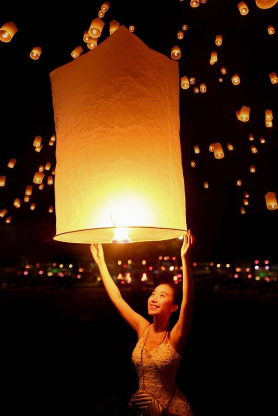 kinh nghiệm du lịch chiang mai ngắm đèn trời trong lễ hội loy krathong, yi peng
