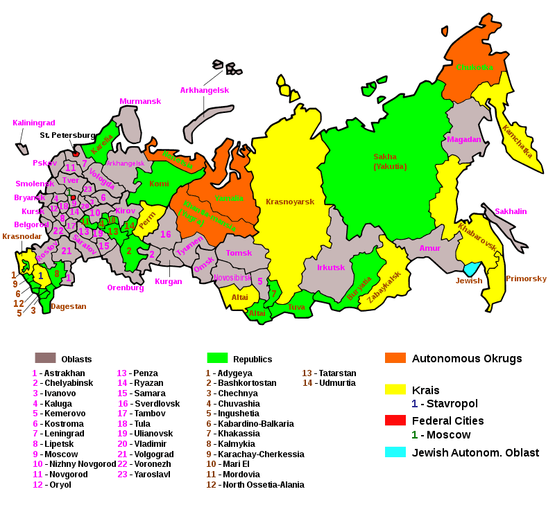 bản đồ nước Nga, Click vào ảnh xem ảnh phóng to
