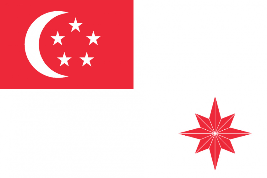 địa điểm nước ngoài, lá cờ singapore có ý nghĩa ntn? lịch sử hình thành quốc kỳ singapore